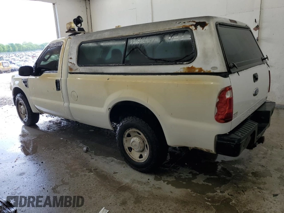 2008 Ford F-250 XL with VIN 1FTNF20538EC06469, listed as a Copart auction lot 54568255 with 268,479 mi miles and Salvage title. Bid and sale history available at DreamBid. Image 2.