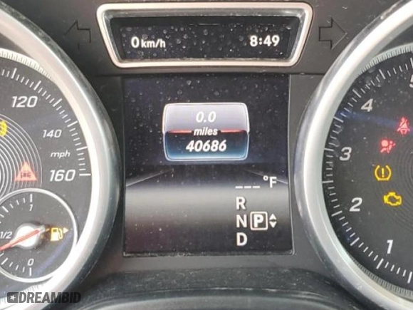 2016 Mercedes-Benz GLE with VIN 4JGDA5JB9GA641689, listed as a Copart auction lot 47739475 with NaN miles and Salvage Title. Bid and sale history available at carsss.com. Image 9.