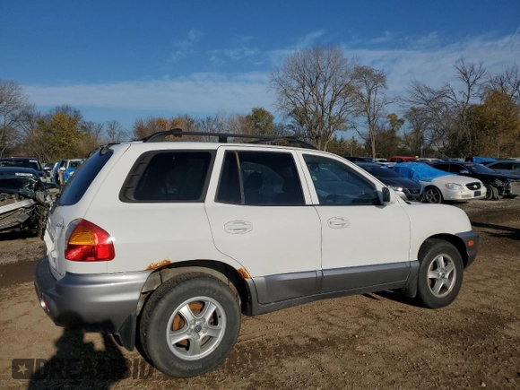 2001 Hyundai Santa Fe GLS with VIN KM8SC83D71U054852, listed as a Copart auction lot 78704454 with 100,591 mi miles and Salvage Title. Bid and sale history available at carsss.com. Image 3.