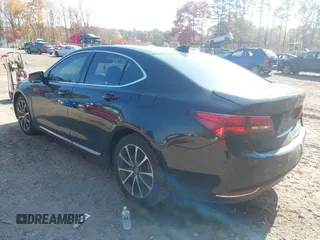 2015 Acura TLX V6 Tech with VIN 19UUB3F5XFA006165, listed as a IAAI auction lot 40686904 with 211,648 mi miles. Bid and sale history available at carsss.com. Image 3.