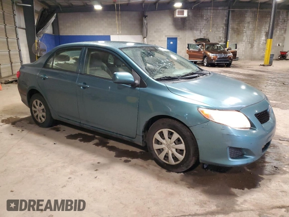 2010 Toyota Corolla with VIN JTDBU4EE7A9121808, listed as a Copart auction lot 57801605 with 114,778 mi miles and Salvage title. Bid and sale history available at DreamBid. Image 4.
