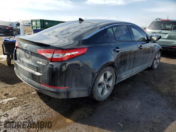 2013 Kia Optima Hybrid EX with VIN KNAGM4AD9D5039557, listed as a Copart auction lot 46344555 with 165,839 mi miles and Salvage Title. Bid and sale history available at carsss.com. Image 3.