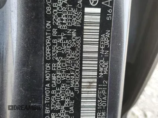 2008 Toyota Prius with VIN JTDKB20U583305683, listed as a Copart auction lot 56097595 with 214,885 mi miles and Clean Title. Bid and sale history available at DreamBid. Image 12.