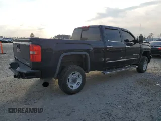 2015 GMC Sierra 2500HD available WiFi Denali with VIN 1GT120E83FF176480, listed as a Copart auction lot 47094075 with 197,643 mi miles and Salvage Title. Bid and sale history available at carsss.com. Image 3.
