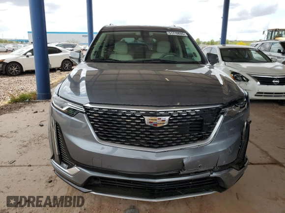 2020 Cadillac XT6 FWD Premium Luxury with VIN 1GYKPCRS8LZ235167, listed as a Copart auction lot 51710695 with 42,623 mi miles and Salvage Title. Bid and sale history available at carsss.com. Image 5.