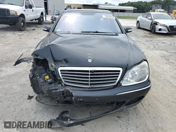 2006 Mercedes-Benz S 430 with VIN WDBNG83J96A475720, listed as a Copart auction lot 73059034 with 131,070 mi miles and Salvage Title. Bid and sale history available at carsss.com. Image 5.