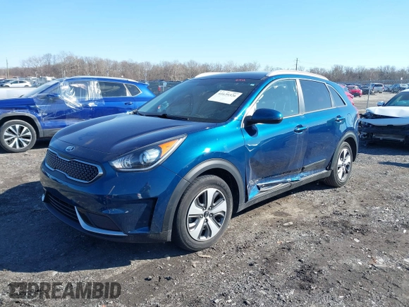 2017 Kia Niro LX with VIN KNDCB3LC7H5057440, listed as a IAAI auction lot 41639326 with 83,481 mi miles. Bid and sale history available at carsss.com. Image 17.
