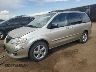 2002 Mazda MPV LX z VIN JM3LW28J620303427, wystawiony jako Copart lot #59295635 z przebiegiem 112 001 mil mil oraz Szkoda całkowita • Salvage title. Historia ofert i sprzedaży dostępna na DreamBid. Obrazek 1.
