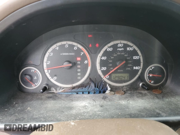 2002 Honda CR-V EX with VIN JHLRD78812C028697, listed as a Copart auction lot 65369455 with 129,041 mi miles and Salvage title. Bid and sale history available at DreamBid. Image 9.