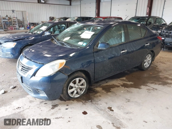 2014 Nissan Versa SV with VIN 3N1CN7AP0EL823558, listed as a IAAI auction lot 41605455 with 161,054 mi miles. Bid and sale history available at carsss.com. Image 17.