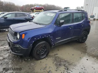 2018 Jeep Renegade Sport with VIN ZACCJBAH4JPH14249, listed as a Copart auction lot 52850475 with 82,891 mi miles and Clean Title. Bid and sale history available at carsss.com. Image 1.