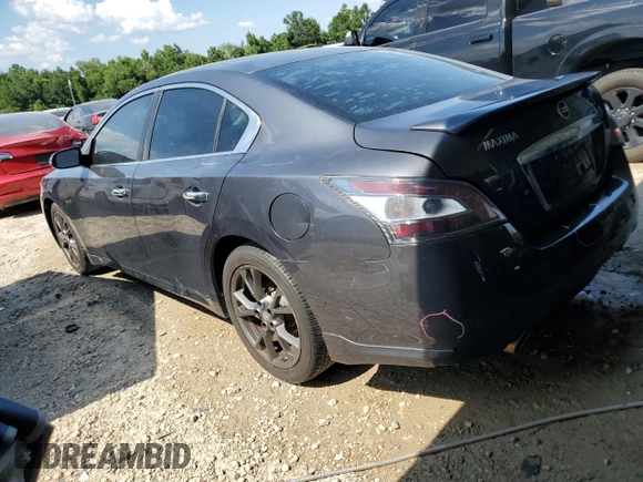 2012 Nissan Maxima SV with VIN 1N4AA5AP1CC848679, listed as a Copart auction lot 62846985 with 163,250 mi miles and Salvage title. Bid and sale history available at DreamBid. Image 2.