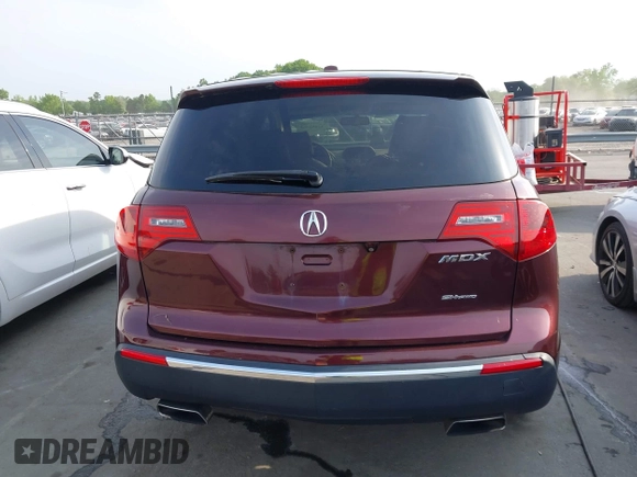 2013 Acura MDX Tech Pkg with VIN 2HNYD2H39DH513891, listed as a IAAI auction lot 42096768 with 272,671 mi miles. Bid and sale history available at carsss.com. Image 16.
