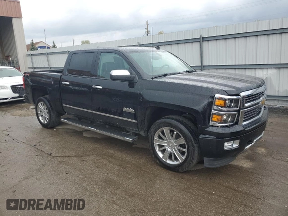 2014 Chevrolet Silverado 1500 High Country with VIN 3GCUKTEC6EG428559, listed as a Copart auction lot 54586165 with 69,442 mi miles and Salvage Title. Bid and sale history available at DreamBid. Image 4.