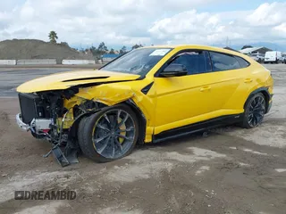 2023 Lamborghini Urus S z VIN ZPBUB3ZL1PLA24058, wystawiony jako IAAI lot #41686367 z przebiegiem 15 346 mil mil oraz . Historia ofert i sprzedaży dostępna na DreamBid. Obrazek 2.