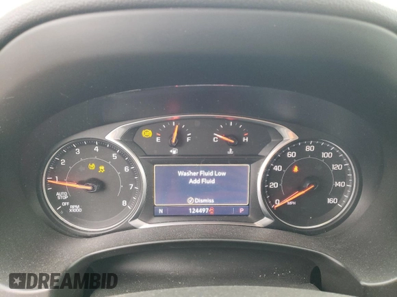 2019 GMC Terrain Denali with VIN 3GKALXEX1KL390529, listed as a Copart auction lot 45210115 with 124,497 mi miles and Salvage Title. Bid and sale history available at carsss.com. Image 9.