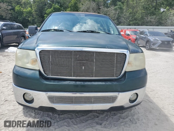2007 Ford F-150 XLT with VIN 1FTPW12V27KA72733, listed as a Copart auction lot 54385085 with 160,676 mi miles and Salvage Title. Bid and sale history available at carsss.com. Image 5.