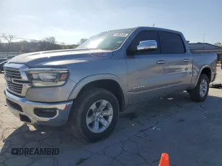 2019 Ram 1500 Laramie z VIN 1C6SRFJT6KN681255, wystawiony jako Copart lot #50962455 z przebiegiem 97 412 mil mil oraz Szkoda całkowita • Salvage title. Historia ofert i sprzedaży dostępna na DreamBid. Obrazek 1.