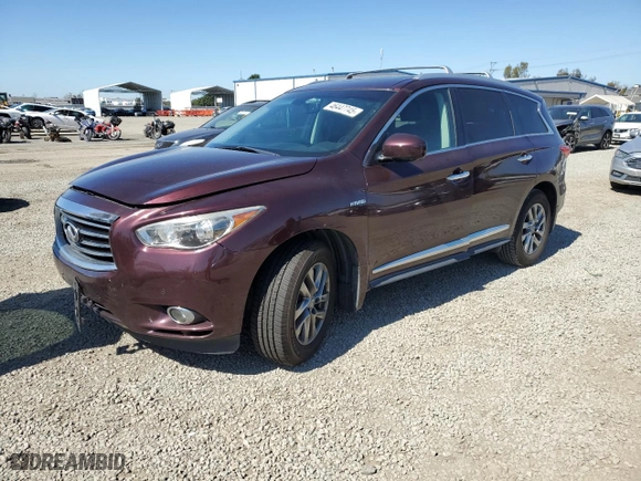 2014 Infiniti QX60 Hybrid with VIN 5N1CL0MN4EC520102, listed as a Copart auction lot 46447745 with NaN miles and Salvage Title. Bid and sale history available at carsss.com. Image 1.
