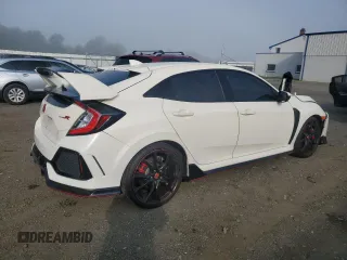 2019 Honda Civic Type R Touring z VIN SHHFK8G76KU201216, wystawiony jako Copart lot #71219534 z przebiegiem 62 349 mil mil oraz Szkoda całkowita • Salvage title. Historia ofert i sprzedaży dostępna na DreamBid. Obrazek 3.