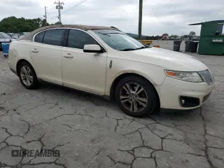 2009 Lincoln MKS with VIN 1LNHM93R89G603297, listed as a Copart auction lot 55474585 with 111,760 mi miles and Salvage title. Bid and sale history available at DreamBid. Image 4.