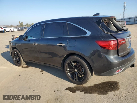 2015 Acura MDX Technology with VIN 5FRYD3H49FB012074, listed as a Copart auction lot 87838855 with 128,601 mi miles and Salvage Title. Bid and sale history available at DreamBid. Image 2.