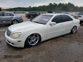 2003 Mercedes-Benz S-Class 4.3L with VIN WDBNG70J53A370666, listed as a Copart auction lot 66799764 with 0 mi miles and Non Repairable. Bid and sale history available at carsss.com. Image 1.