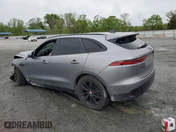 2023 Jaguar F-Pace S with VIN SADCJ2EX6PA716406, listed as a Copart auction lot 52357865 with 29,535 mi miles and Salvage title. Bid and sale history available at DreamBid. Image 2.