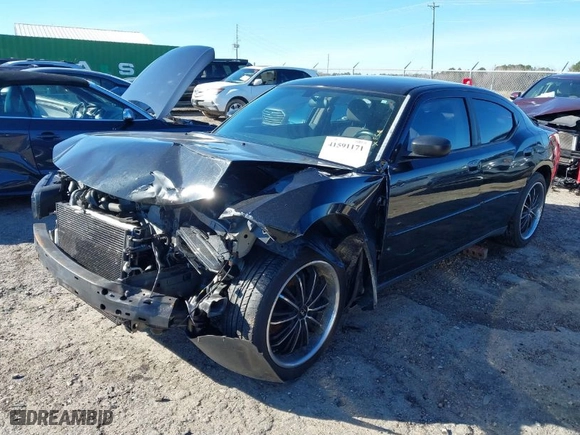 2007 Dodge Charger with VIN 2B3KA43G37H775504, listed as a IAAI auction lot 41591171 with 158,265 mi miles. Bid and sale history available at carsss.com. Image 2.