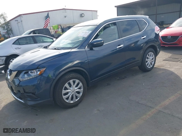 2015 Nissan Rogue SV with VIN KNMAT2MT1FP531803, listed as a IAAI auction lot 41476872 with 48,952 mi miles. Bid and sale history available at carsss.com. Image 17.