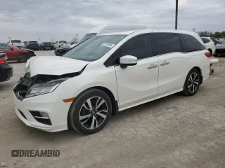 2019 Honda Odyssey Elite z VIN 5FNRL6H93KB069516, wystawiony jako Copart lot #53795885 z przebiegiem 96 808 mil mil oraz Szkoda całkowita • Salvage title. Historia ofert i sprzedaży dostępna na DreamBid. Obrazek 1.