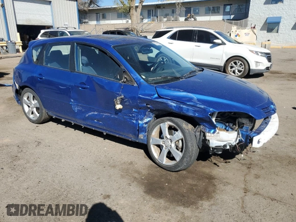 2006 Mazda 3 s with VIN JM1BK143961409601, listed as a Copart auction lot 50728525 with 162,436 mi miles and Salvage Title. Bid and sale history available at carsss.com. Image 4.