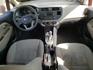 2014 Kia Rio LX with VIN KNADM4A35E6414155, listed as a Copart auction lot 49511115 with Not Provided miles and Non Repairable. Bid and sale history available at DreamBid. Image 8.
