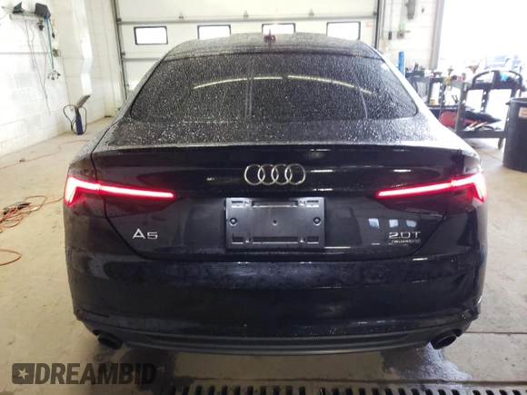 2018 Audi A5 Sportback Premium Plus with VIN WAUENCF55JA048470, listed as a Copart auction lot 80514833 with 53,246 mi miles. Bid and sale history available at carsss.com. Image 6.