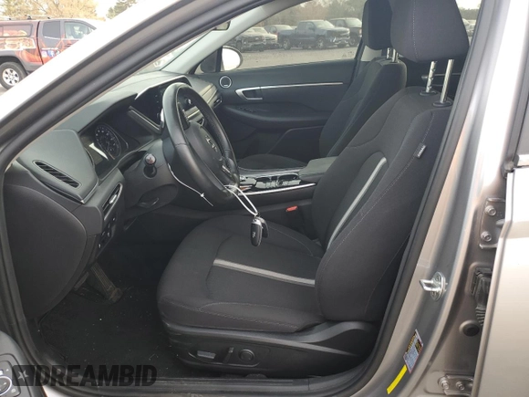 2020 Hyundai Sonata Hybrid Ultimate with VIN KMHL34JJ2LA010025, listed as a Copart auction lot 77657214 with 59,596 mi miles and Salvage Title. Bid and sale history available at carsss.com. Image 7.