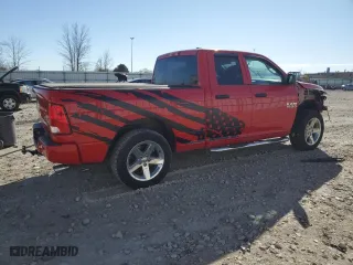 2014 Ram 1500 Express with VIN 1C6RR7FT4ES330833, listed as a Copart auction lot 49374805 with 130,986 mi miles and Salvage Title. Bid and sale history available at carsss.com. Image 3.
