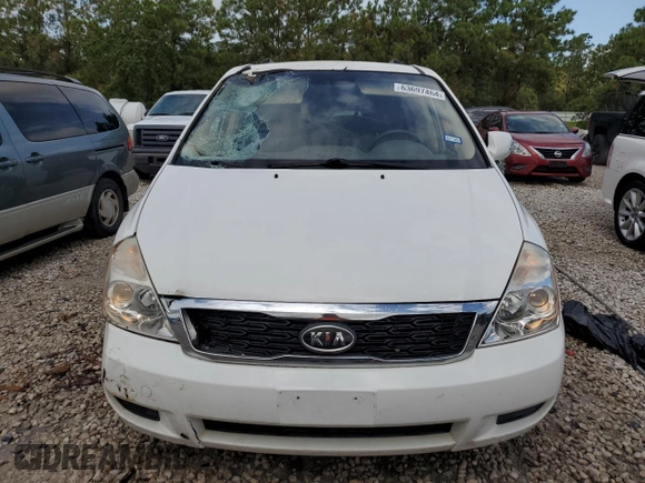 2012 Kia Sedona LX with VIN KNDMG4C70C6463772, listed as a Copart auction lot 63697464 with 72,637 mi miles and Salvage Title. Bid and sale history available at carsss.com. Image 5.