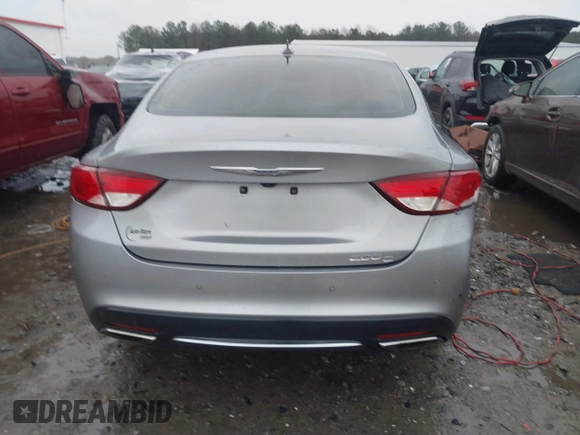2015 Chrysler 200 C with VIN 1C3CCCCG4FN509765, listed as a IAAI auction lot 41080368 with 86,378 mi miles and . Bid and sale history available at carsss.com. Image 16.