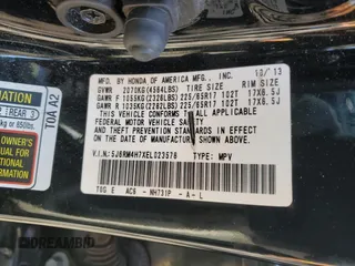 2014 Honda CR-V EX-L with VIN 5J6RM4H7XEL023578, listed as a Copart auction lot 85576344 with 106,898 mi miles and Salvage Title. Bid and sale history available at DreamBid. Image 15.