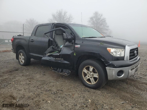 2007 Toyota Tundra SR5 with VIN 5TBDV54107S470838, listed as a Copart auction lot 84100614 with 153,262 mi miles and Salvage Title. Bid and sale history available at carsss.com. Image 4.