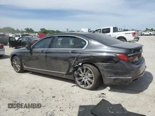 2020 BMW 7 Series 750i xDrive with VIN WBA7U2C03LGM27370, listed as a Copart auction lot 56576775 with Not provided miles and Salvage title. Bid and sale history available at DreamBid. Image 2.