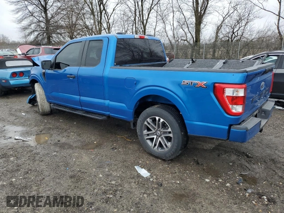 2021 Ford F-150 XL с VIN 1FTEX1CP2MKE10776, выставлен на аукционе Copart как лот 47098255 с пробегом 49 857 миль миль и Списание • Salvage title. История ставок и продаж доступна на DreamBid. Изображение 2.