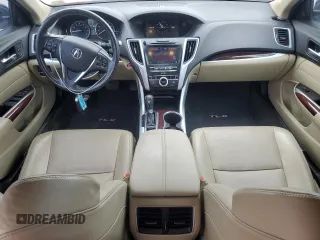 2017 Acura TLX w/Technology Pkg with VIN 19UUB1F56HA000760, listed as a Copart auction lot 46401405 with 62,763 mi miles and Salvage Title. Bid and sale history available at carsss.com. Image 8.