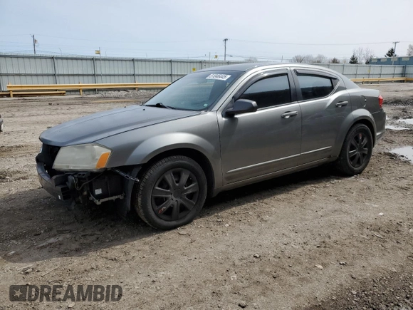 2012 Dodge Avenger SE with VIN 1C3CDZAB8CN285564, listed as a Copart auction lot 51046445 with 180,101 mi miles and Salvage Title. Bid and sale history available at carsss.com. Image 1.