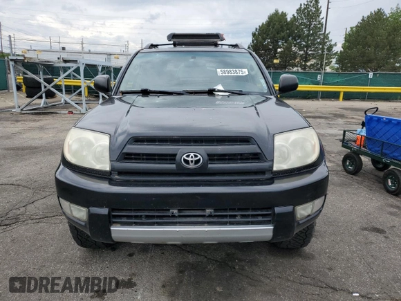 2004 Toyota 4Runner SR5 with VIN JTEBU14R648020185, listed as a Copart auction lot 58983875 with 242,594 mi miles and Clean title. Bid and sale history available at DreamBid. Image 5.