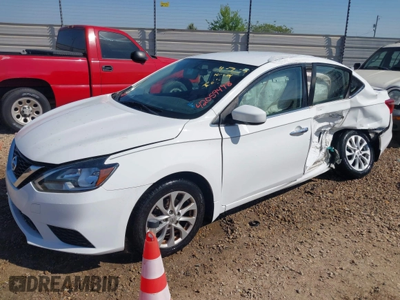 2018 Nissan Sentra SV with VIN 3N1AB7AP0JL619661, listed as a IAAI auction lot 42059498 with 91,327 mi miles and . Bid and sale history available at DreamBid. Image 2.