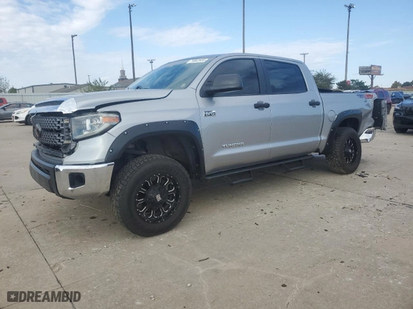 2018 Toyota Tundra 4WD SR5 with VIN 5TFDY5F12JX682850, listed as a Copart auction lot 79862604 with 145,083 mi miles and Salvage Title. Bid and sale history available at carsss.com. Image 1.