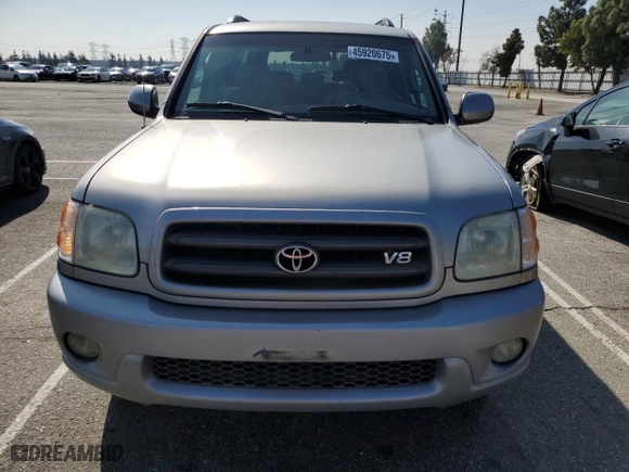 2003 Toyota Sequoia SR5 with VIN 5TDZT34A53S196120, listed as a Copart auction lot 45920675 with 210,606 mi miles and Clean Title. Bid and sale history available at carsss.com. Image 5.