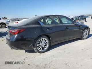 2018 Infiniti Q50 3.0t SPORT with VIN JN1EV7AR2JM435600, listed as a Copart auction lot 87513085 with 77,304 mi miles and Salvage Title. Bid and sale history available at carsss.com. Image 3.