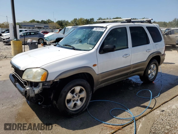 2002 Mazda Tribute LX with VIN 4F2YU09132KM10219, listed as a Copart auction lot 70619724 with 202,687 mi miles and Salvage Title. Bid and sale history available at carsss.com. Image 1.